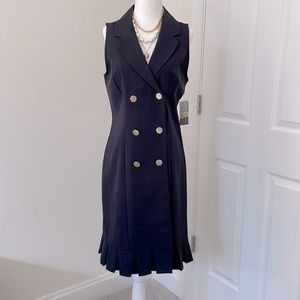 Sharagano Navy Dress Size 4